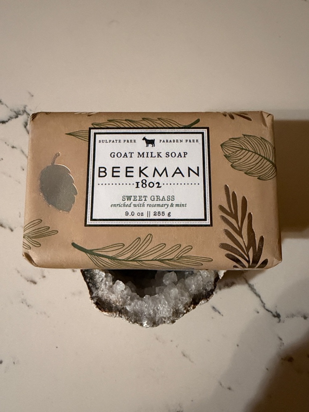 Beekman 1802 Goat Milk Bar Soap Sweet Grass 9 oz/255 g